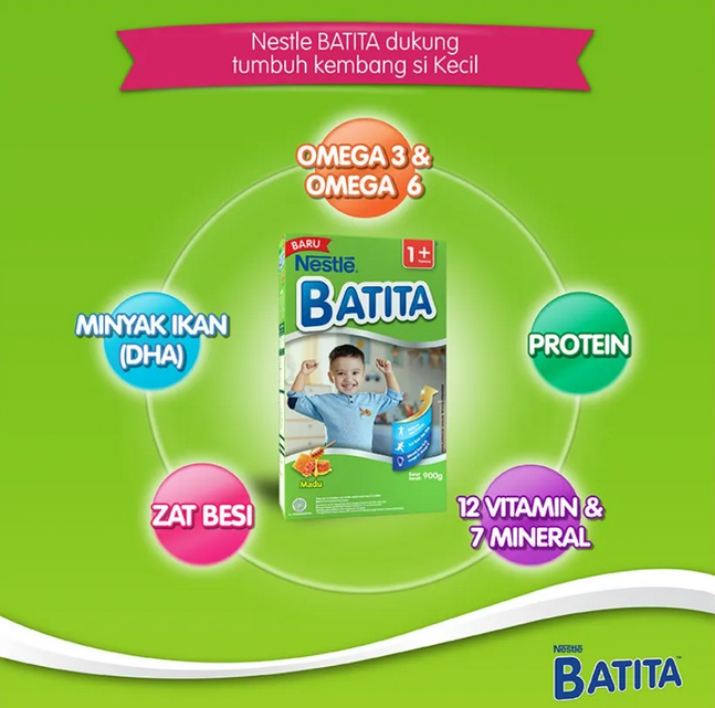 Apa Saja Nutrisi Penting yang Ada di Susu Nestlé Batita?